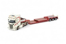 Scania con pianale ribassato della spedizione Klumpp