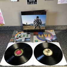 DOUBLE LP PINK FLOYD DELICATE SOUND OF THUNDER UK 1ST PRESS EQ 5009 1988 EX/EX