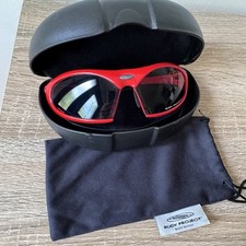 Lunettes Vintage Rudy project Tayo Rouges avec étui souple et rigide