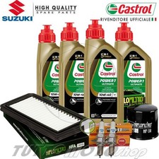 Tagliando SUZUKI AN 650 Burgman / ABS 2012 2013 - Olio Castrol + Filtri Candele