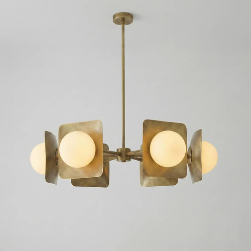 Lampadario moderno ottone - moderno, in