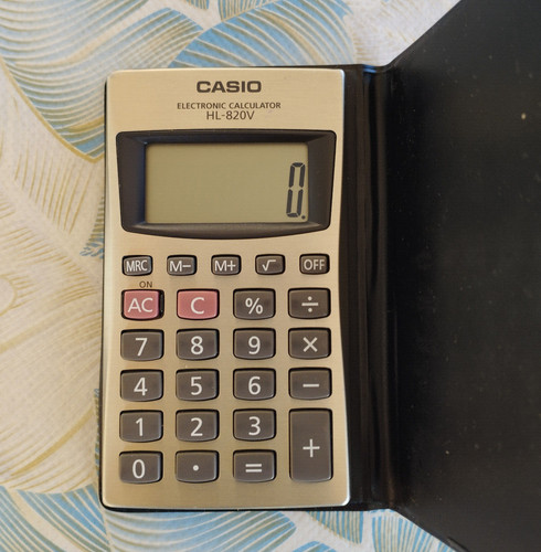 Calcolatrice casio 820v - calcolatrice, hl-820v