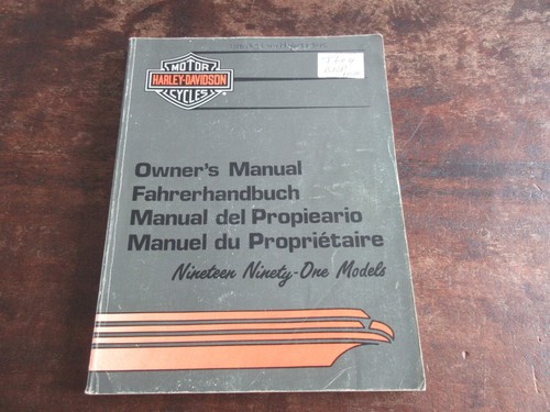 Harley davidson 1991 owner - davidson, owner's