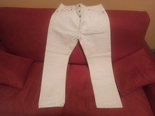 Levi's 501 white denim vintage