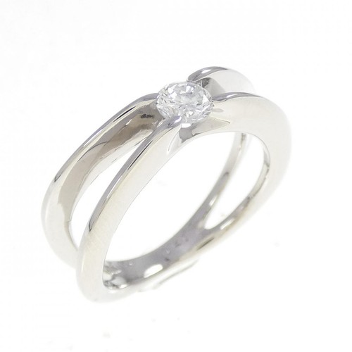Autentico anello con diamanti