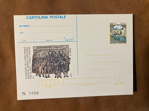 1995 risorgimento cartolina - 1995,