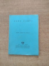 ALDO CARPI - MARZO ARILE 1941 - ENTE MORALE - SOCIETA PER LE BELLE ARTI