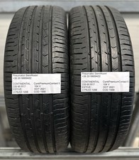 2 PNEUMATICI USATI CONTINENTAL ContiPremiumContact 5 ESTIVE 235 65 R17  104 V