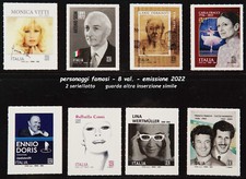 2022 francobolli ITALIA da