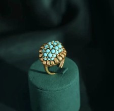 Anello vintage con turchese - anello,
