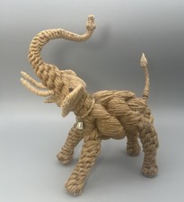 Jute Rope Elephant Figurine