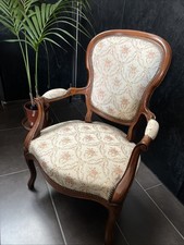 Coppia Poltroncine Antiche Stile Luigi  Filippo