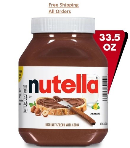 Nutella hazelnut spread with - nutella,