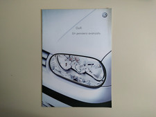 Depliant brochure Volkswagen Golf - Salone dell'Auto di Torino - 2000
