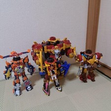 Power Rangers Ninja Steel DX Lion Ha Oh Fire set MEGAZORD Bandai Ninninger