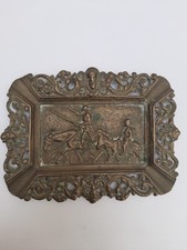 ANTICO POSACENERE IN OTTONE