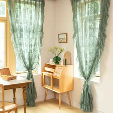 Tenda Tulle Trasparente Pizzo