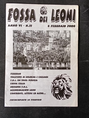 Fanzine fossa dei leoni 6 - fossa,