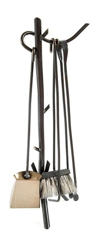 Set attrezzi camino mod - set,