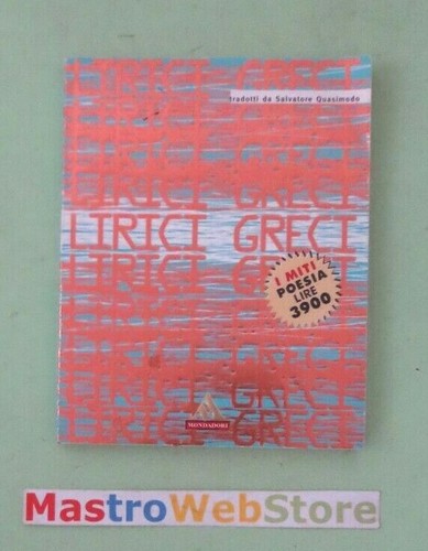Lirici greci 1996 i - -, ed.1996