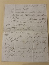 Autografo Storia Saverio Mercadante ( Compositore)