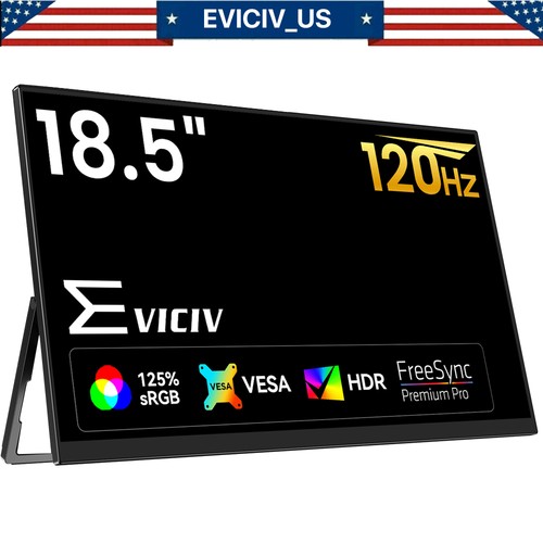 120hz screen portable - 18.5",