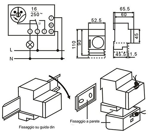Timer 12v manuale - timer,