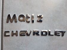 Chevrolet matiz  Lettere scritte 800 /1000