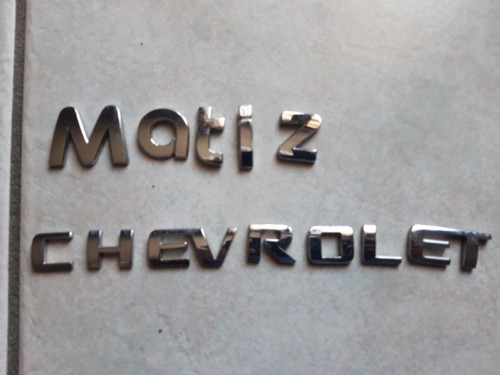 Chevrolet matiz lettere - chevrolet,