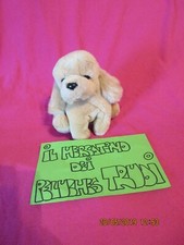 TRUDI:PELUCHES CANE N 15, COCKER SEDUTO BEIGE ,MADE IN ITALY 