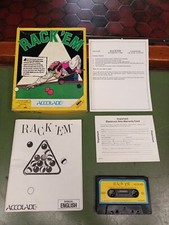 GIOCO COMMODORE C64/128   " RACK'EM " BOXATO + ISTRUZIONI.