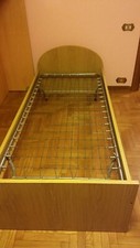 LETTO SINGOLO 1 PIAZZA IN ROVERE CON RETE PER CAMERA/CAMERETTA