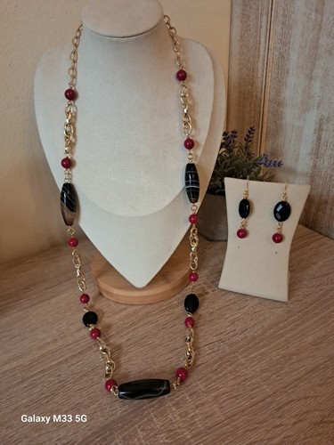 Collana orecchini con - collana,