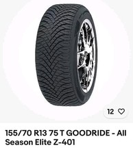 Coppia Gomme Goodrivre 155/70 R 13 75T All Season Elite