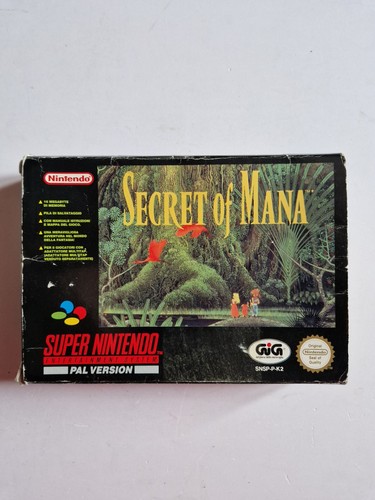 Secret mana snes super - snes,