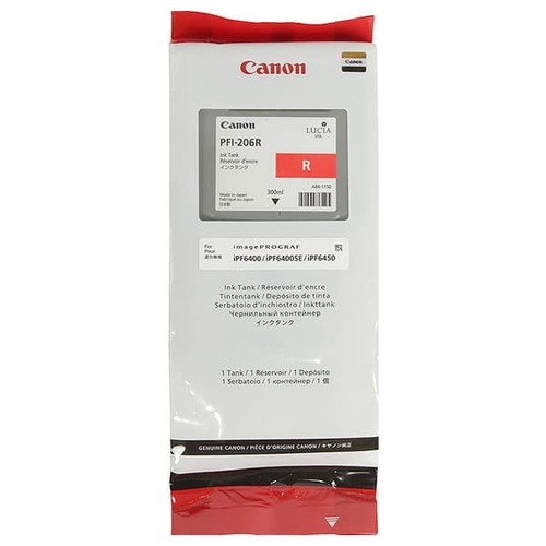 Originale canon pfi 206r - originale, rosso