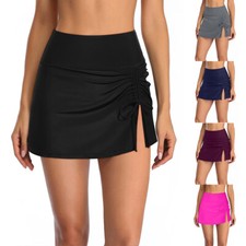 Women High Waist Swim Shorts