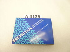 Honda CBX 400 STD F1 DLX F2 libretto uso e manutenzione ORIGINALE NO REPLICA