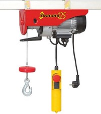Paranco verricello elettrico L' Europea Tiratutto 125 125/250 Kg 11 mt 450 W