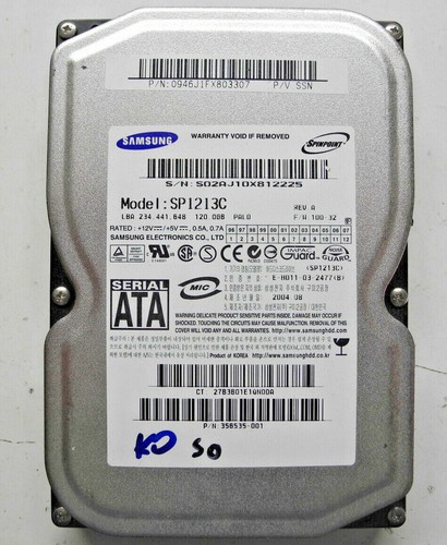 Samsung sp1212c 120gb - samsung,