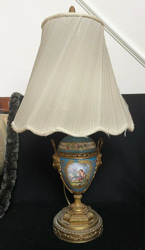 Lampada tavolo sevres xix - lampada,