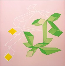 Achille PERILLI "Whript" , 1993 incisione all'acquatinta firmata 70x70 CM