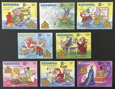 SET FRANCOBOLLI REDONDA BIANCO