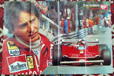 POSTER AUTOSPRINT 1979 GILLES VILLENEUVE FERRARI T 4 F1