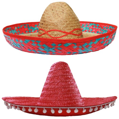 Cappello sombrero rosso - sombrero,