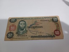 Lotto A016 – Banconota 2 Dollari – Jamaica – come da foto