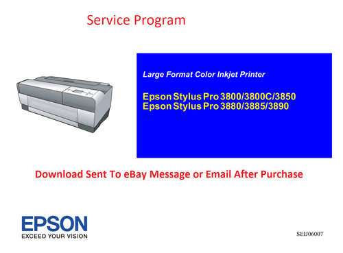 Epson service adjustment - epson,