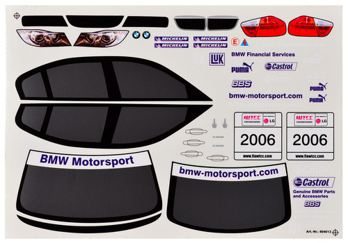Foglio decorativo bmw - decorativo, 1:10