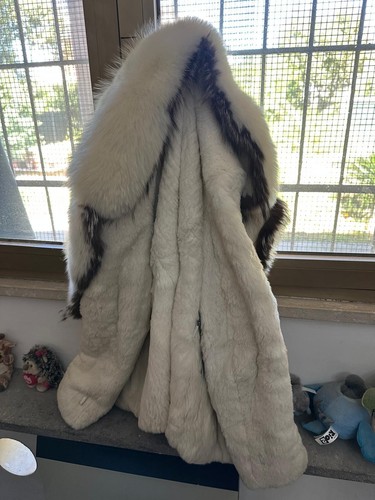 Pelliccia vintage bianca vera - vintage,