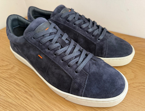 Santoni men sneakers navy - santoni,